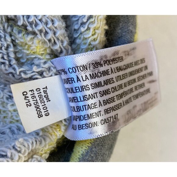 Merona M Gray & Yellow Striped Full-Zip Hoodie Black Alien Tee & Pink Bikini Set - Picture 5 of 14